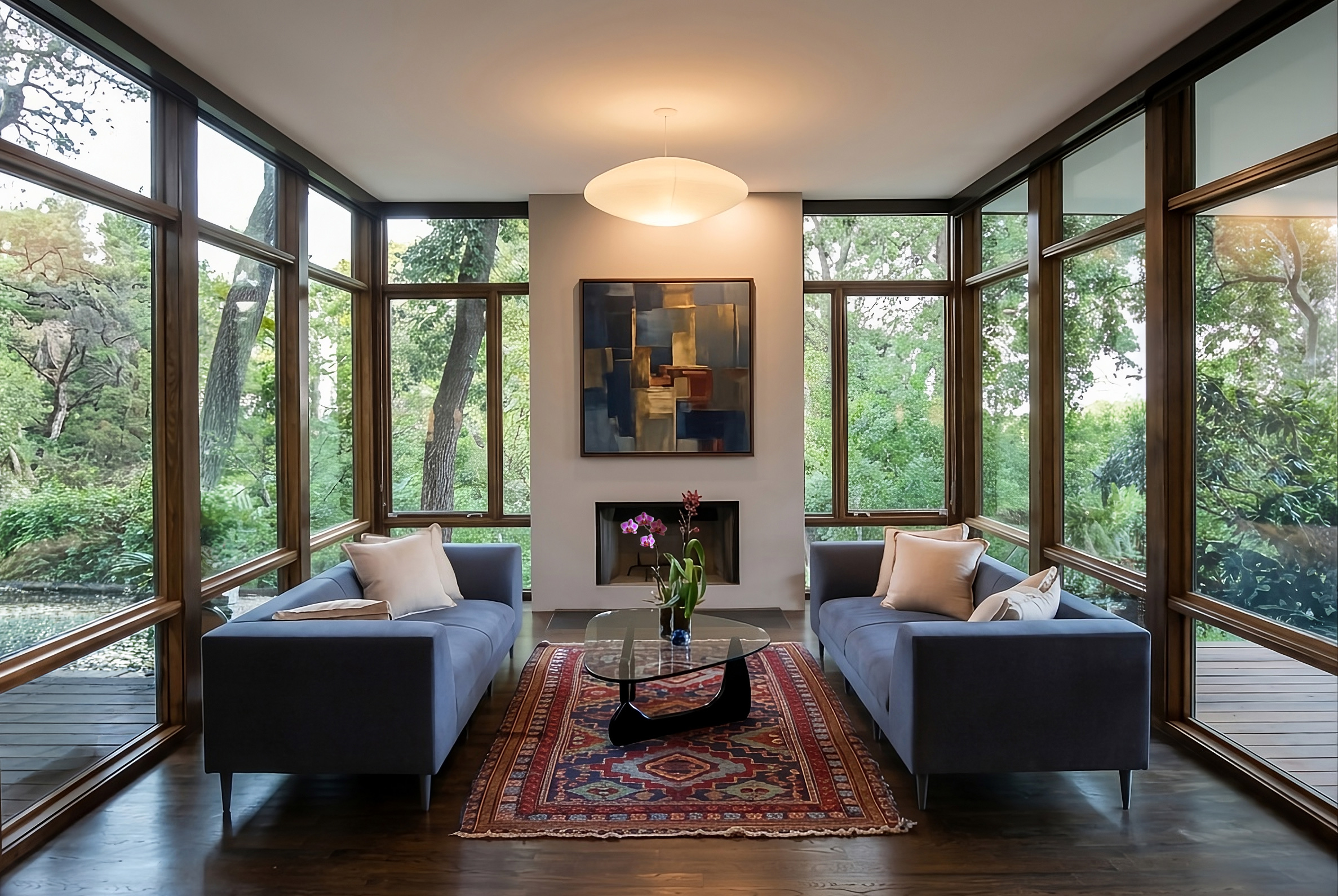Oak Crest Residence living room
